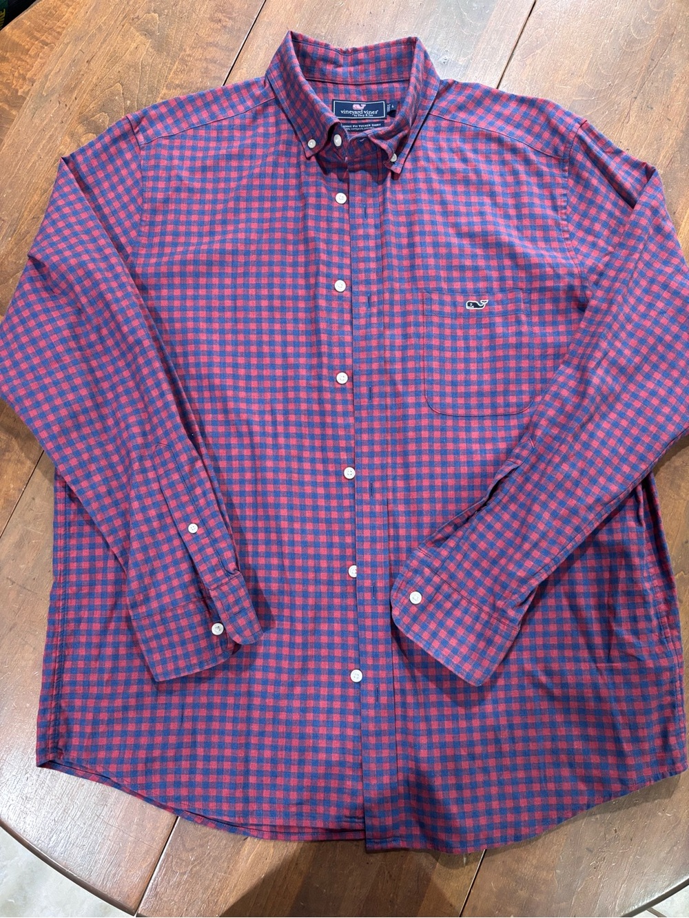 2 Vineyard Vines Men's Long Sleeve Button-Down Shirts Size L